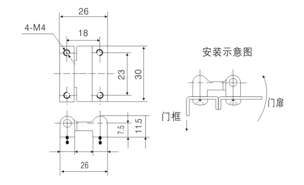 开关柜门锁