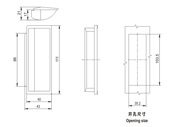 开关柜门锁